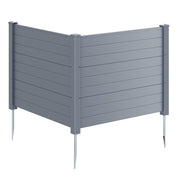 48''W x 36''H / Gray / 2 Panels