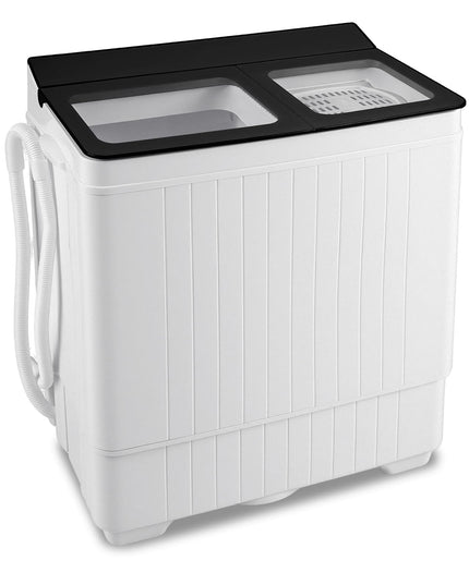 Giantex Portable Washing Machine 26LBS Twin Tub Mini Compact Laundry Washer