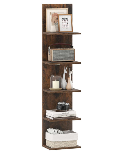 Étagère murale de rangement en bois Giantex pour chambre à coucher