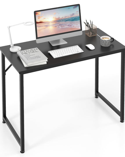 Giantex 6.5 FT Small Conference Table, 2 PCS 40" x 19.5" Rectangular Meeting Table with Heavy-Duty Metal Frame