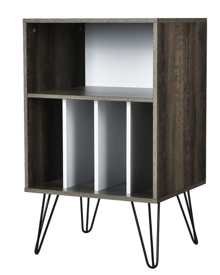 Giantex End Table Record Player Stand, Turntable Stand Record Storage Cabinet