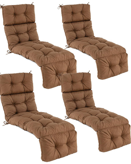 Giantex Set of 1/2/4 Lounge Chair Cushion(73X22X4 Inch)