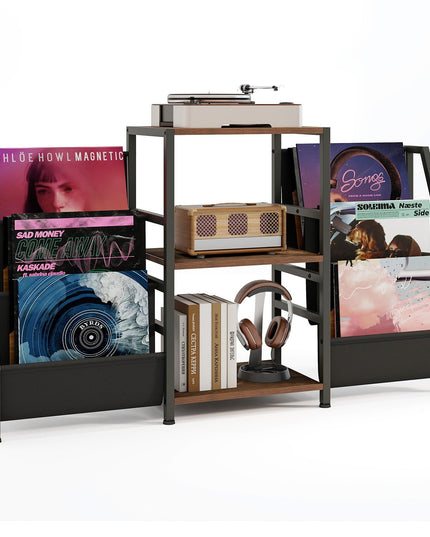 Giantex Record Player Stand with Vinyl Storage