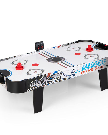 Giantex 42" Air Hockey Table, with 2 Pucks, 2 Pushers, LED Electronic Scoring