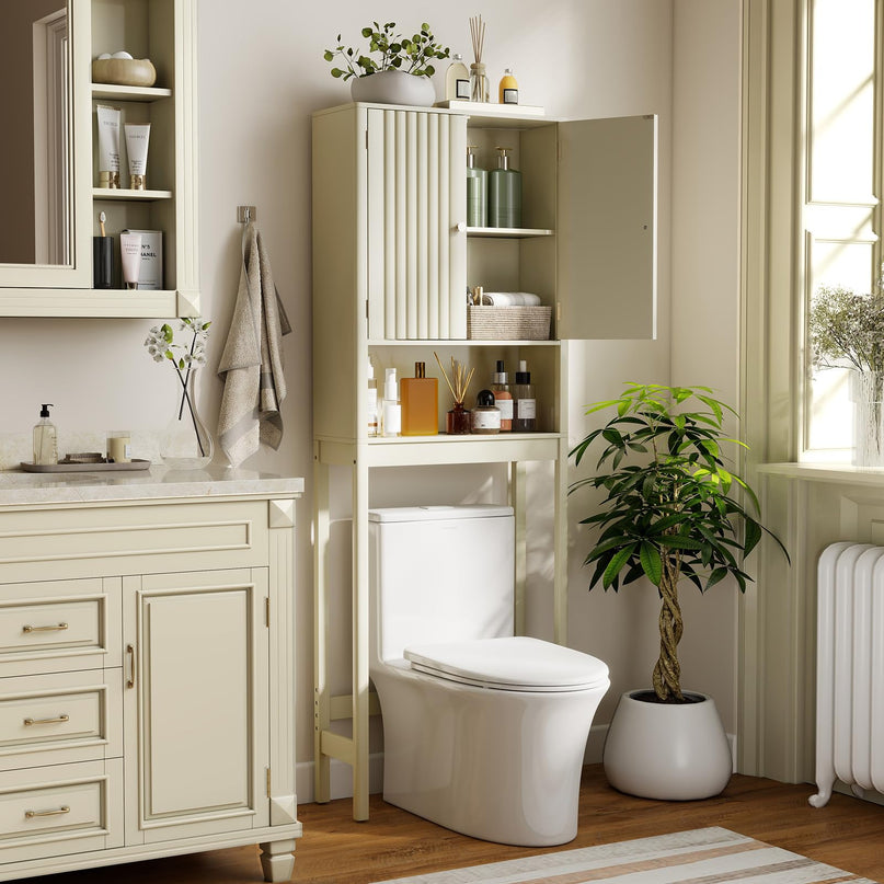 Giantex Over The Toilet Storage Cabinet Bathroom Organizer