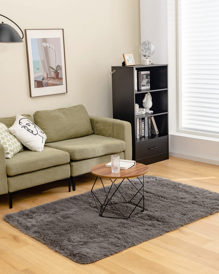 Giantex Shag Area Rug, Anti-Skid Fluffy Rugs