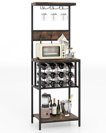 Giantex Tall Wine Rack Freestanding Floor