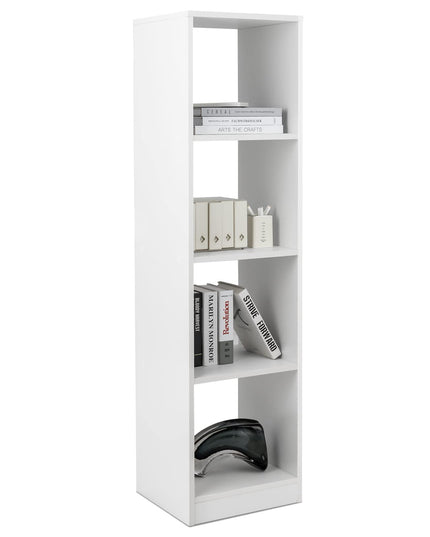 Giantex 56” Tall Bookcase, 4-Cube Bookshelf with 4 Anti-Tipping Kits