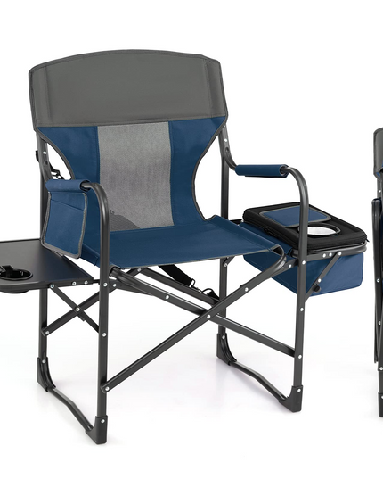 Giantex Directors Chair, Folding Chair with Side Table