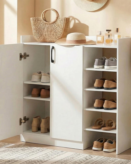 Meuble de rangement pour chaussures en bois Giantex avec 2 portes