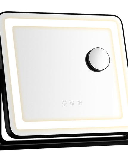 CHARMAID Vanity Mirror with Lights - 22 inch LED Lighted Makeup Mirror with 3 Color Lighting Modes