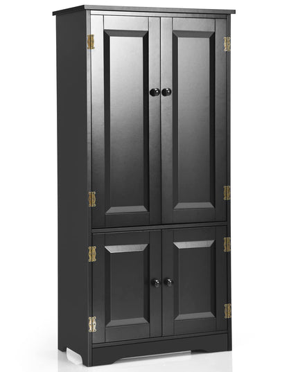 Kitchen Pantry Storage Cabinet, Wood Cupboard Organizer
