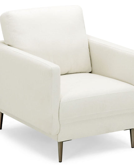 Giantex Sofa Couch, for Bedroom, Reception Rooms, Chair & Loveseat(Grey & White)