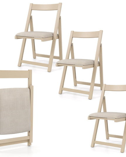 Giantex Folding Dining Chairs Set of 4
