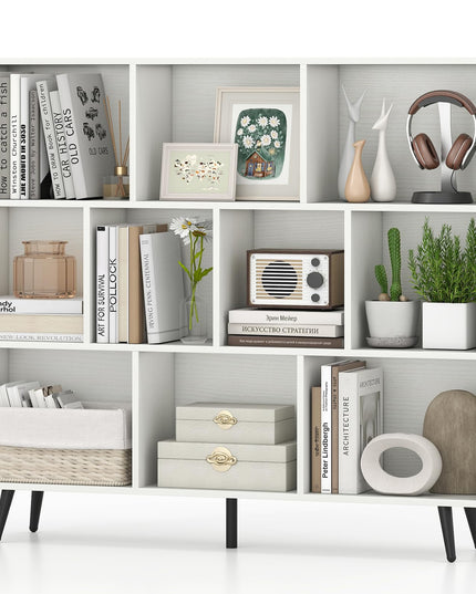 Giantex 10-Cube Bookcase (47" x 9.5" x 42")