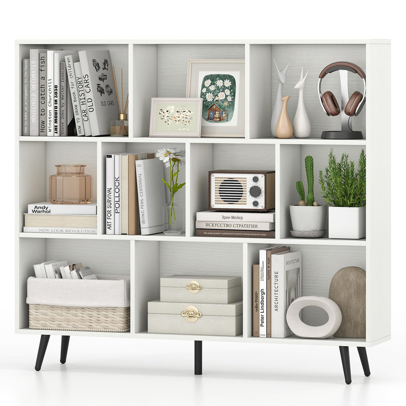 Giantex 10-Cube Bookcase (47" x 9.5" x 42")