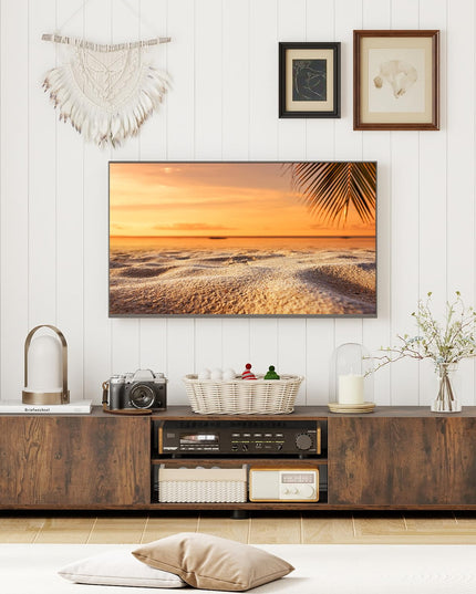 Meuble TV Giantex pour téléviseur de 55 à 70 pouces pour salon ou chambre à coucher