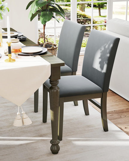 Giantex Upholstered Dining Chairs Set for Restaurant