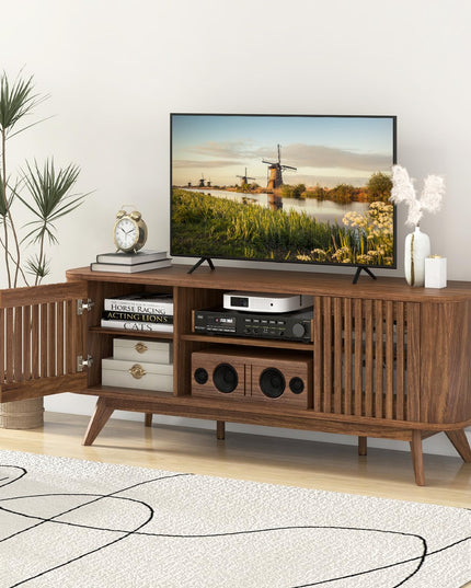 Giantex TV Stand for TVs Mid Century Modern Entertainment Center