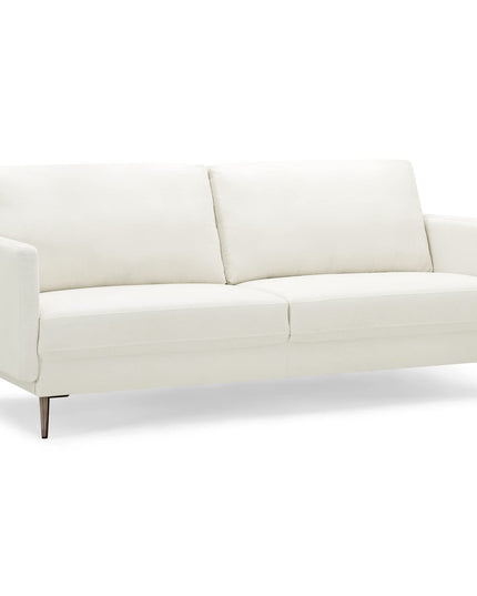 Giantex Sofa Couch, for Bedroom, Reception Rooms, Chair & Loveseat(Grey & White)