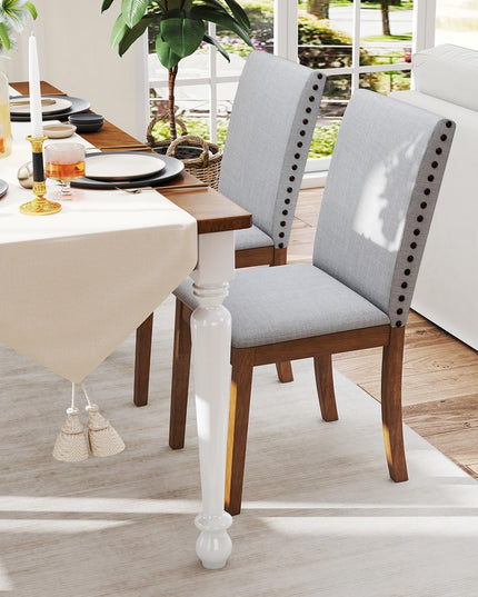 Giantex Upholstered Dining Chairs Set for Restaurant