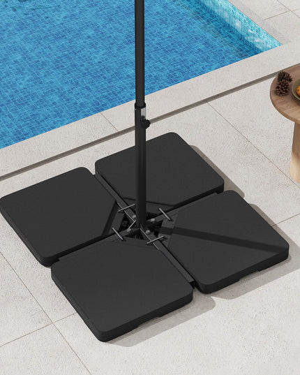 Giantex 225 lbs Fillable Patio Offset Umbrella Base