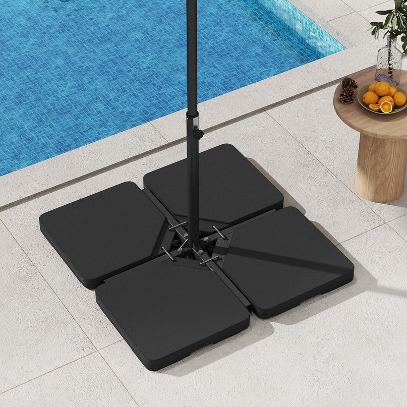 Giantex 225 lbs Fillable Patio Offset Umbrella Base