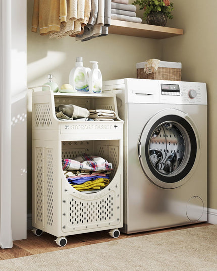 Giantex 3 Tier Rolling Laundry Cart with wheels