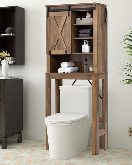 Giantex Over The Toilet Storage Cabinet - Freestanding Toilet Rack