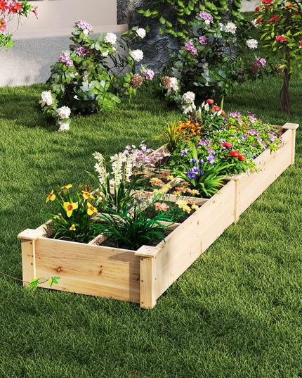 Giantex Wooden Raised Garden Bed