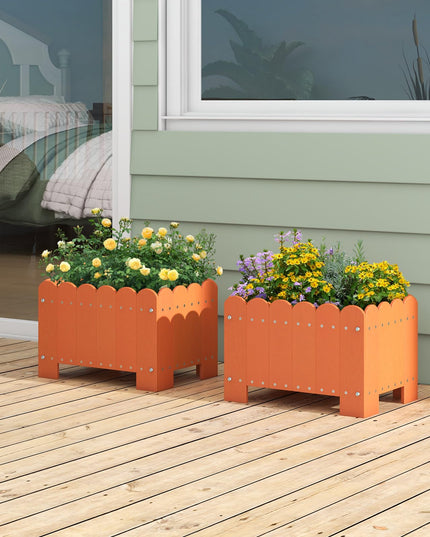 Giantex 2 Pack Rectangular Planter Box