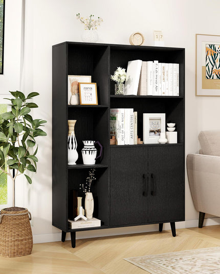 Meuble de rangement Giantex 47" | Bibliothèque avec 2 portes pour entrée, salon, bureau