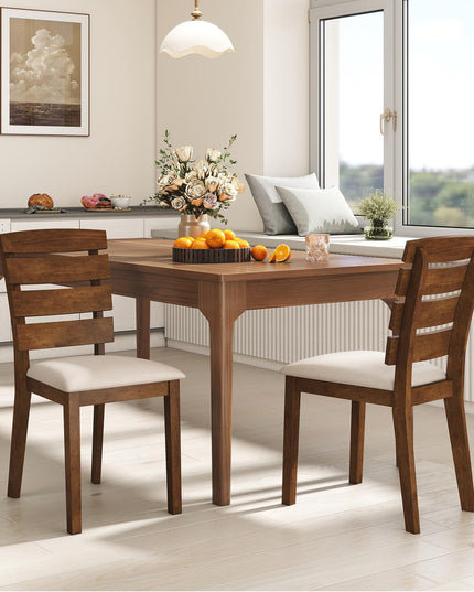 Giantex Wooden Dining Chairs Set for Living Dining Room