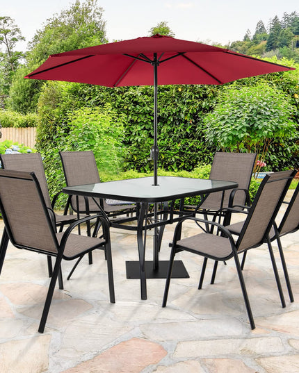 Giantex Patio Dining Table for for 4-6 Person