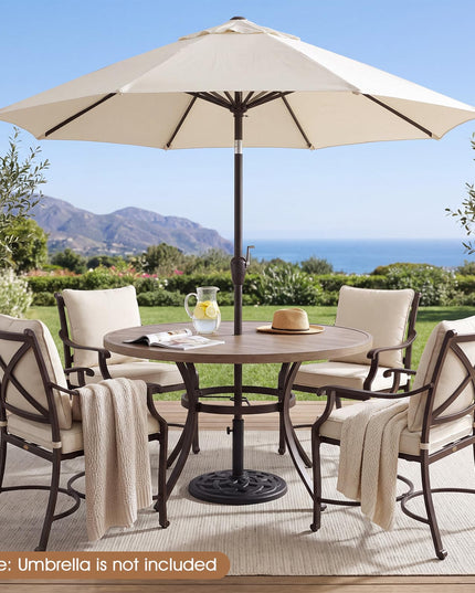 GIANTEX 20 lbs Patio Umbrella Base 16.5" Heavy Duty Outdoor Stand