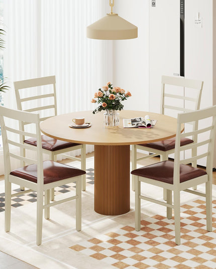 Giantex Wooden Dining Chairs Set for Dining Room Living Room