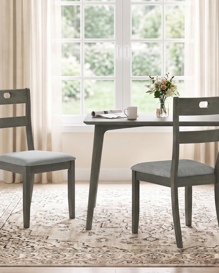 Giantex Wooden Dining Chairs Set of 2/4 for Restaurant