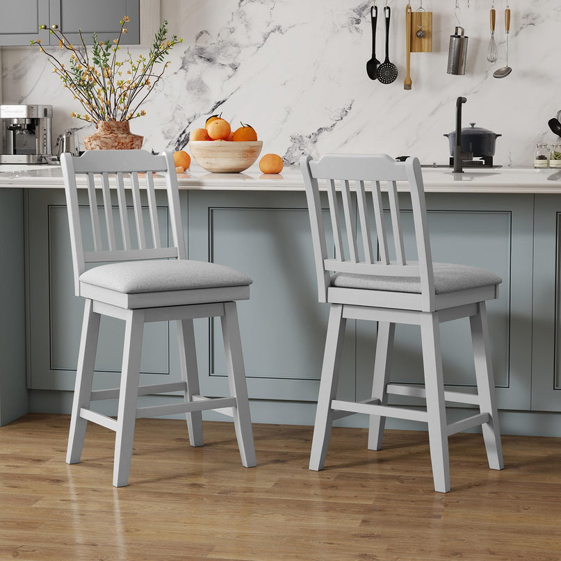 Giantex 25" Modern Bar Stools Set for Kitchen Island