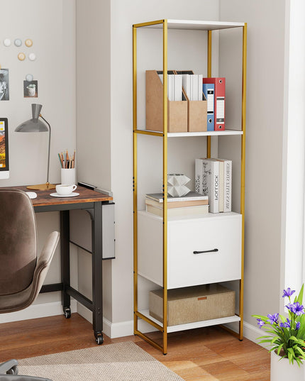 Giantex Bookshelf with Drawer