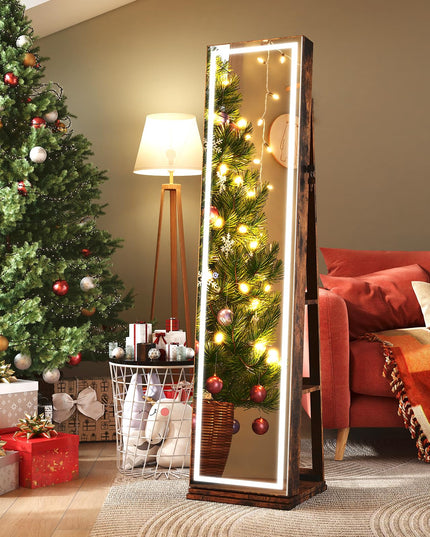 360° Rotating Jewelry Cabinet with Storage for Earrings