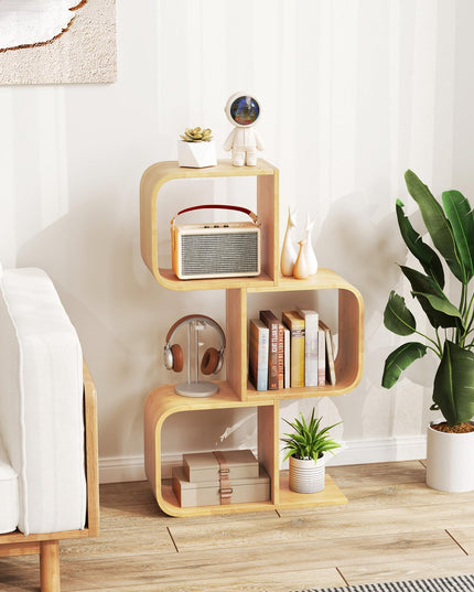 Giantex S Shaped Bookcase