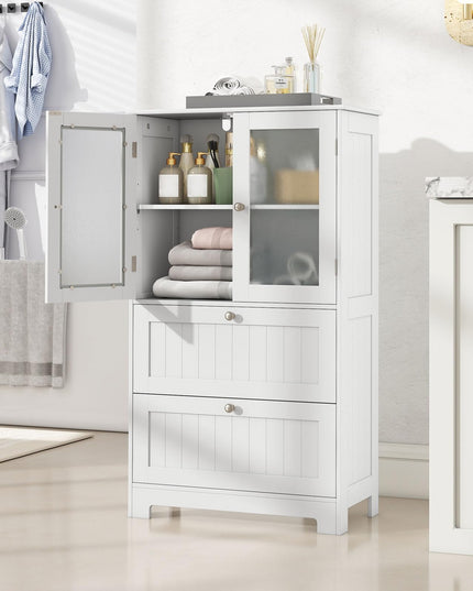 Giantex Bathroom Storage Cabinet w/2 Large Drawers