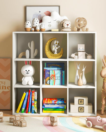Giantex 9-Cube Bookcase White