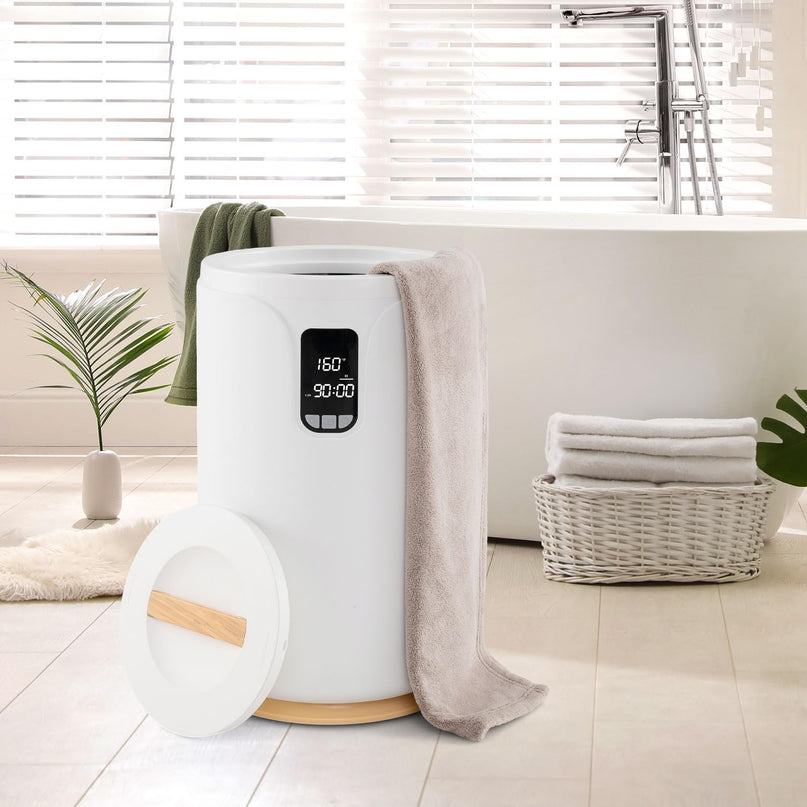 Giantex Towel Warmer Bucket for Bathroom 20L Large Blanket Warmer
