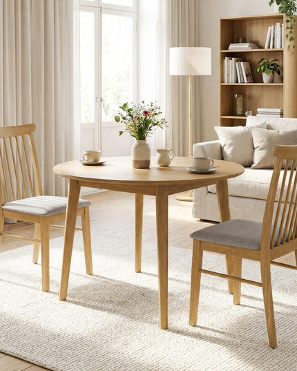 Giantex Fabric Upholstered Kitchen Armless Chairs w/Rubber Wood Frame