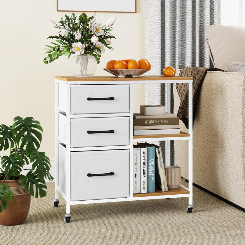 Giantex File Cabinet Printer Stand with Storage for Home Office Organization