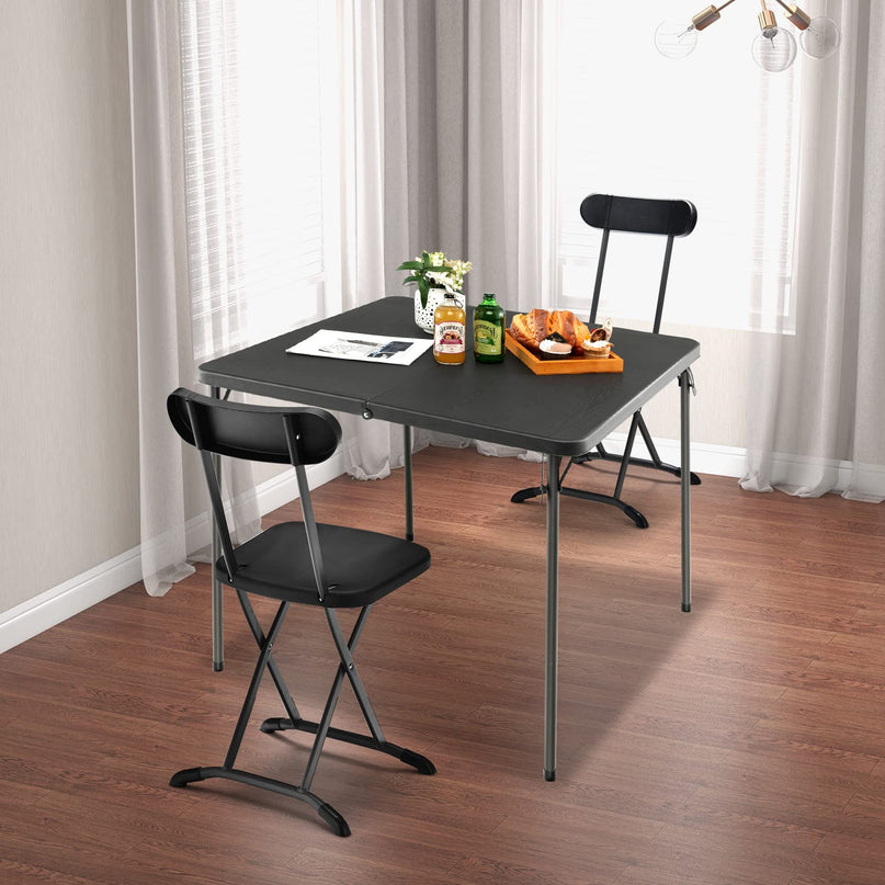 Giantex Portable Folding with All Weather HDPE Tabletop for Beach