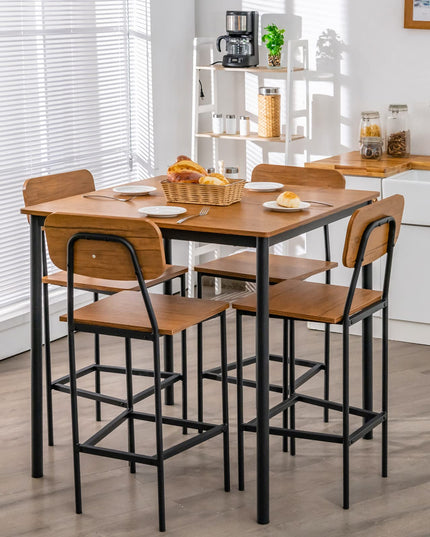 5-Piece Dining Table Set - Giantex
