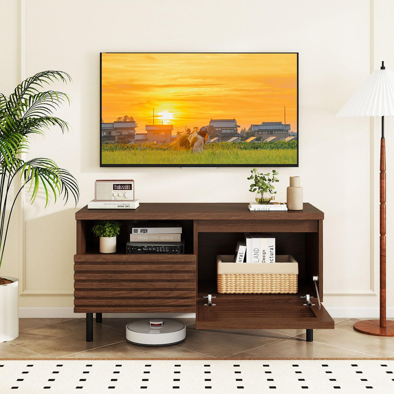 Giantex Mid Century Modern TV Stand for 40 Inch TV for Bedroom