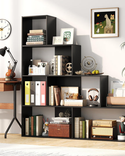 Giantex 6 Cube Geometric Bookshelf with Cubes for Living Room
